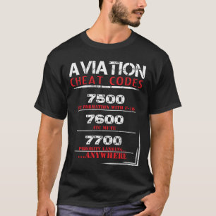 航空詐欺コード-パイロットのためのおもしろいなTシャツ Tシャツ