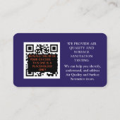 航空試験用名刺 名刺 (裏面)