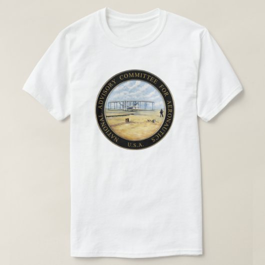 航空諮問委員会ロゴ Tシャツ (デザイン正面)