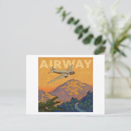 航空路 ポストカード (スタンド正面)