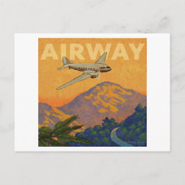 航空路 ポストカード