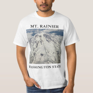 航空路MTレイニアーワシントン州Tシャツ Tシャツ
