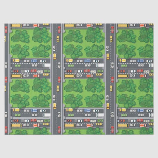 航空車両と建物シリーズ デザイン6 薄葉紙 (正面)
