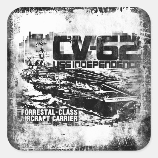 航空運送業者独立ステッカー スクエアシール (正面)