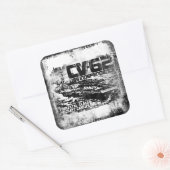 航空運送業者独立ステッカー スクエアシール (封筒)