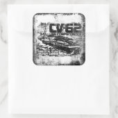 航空運送業者独立ステッカー スクエアシール (バッグ)