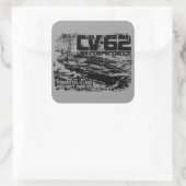 航空運送業者独立ステッカー スクエアシール (バッグ)