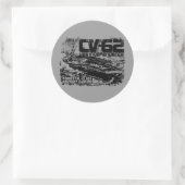 航空運送業者独立ステッカー ラウンドシール (バッグ)