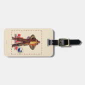 航空郵便のパイロット ラゲッジタグ (正面横)