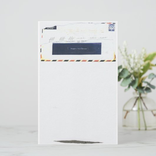 航空郵便テスト記録文房具 便箋 (スタンド正面)