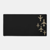 航空金ゴールド機 デスクマット (正面)