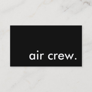 航空隊員。 名刺