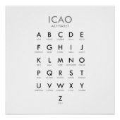 航空音声文字 ポスター (正面)