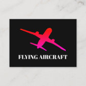 航空飛んでいる機飛行士 名刺 (正面)