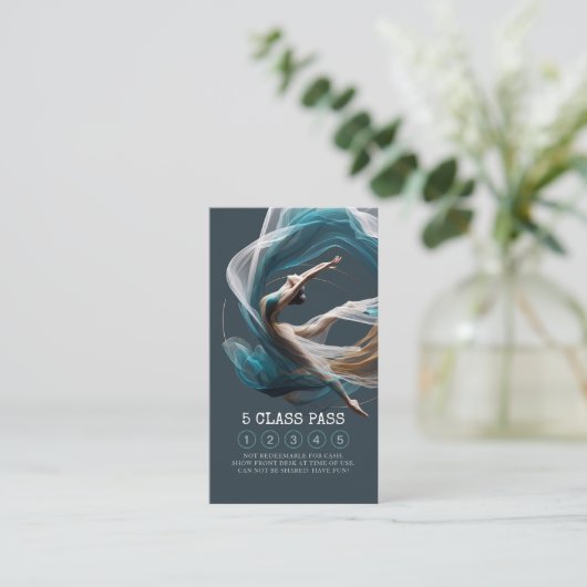 航空飛んでいる用ヨガインストラクター5級峠 ロイヤリティカード (スタンド正面)