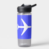 航空飛行機飛行機パイロット飛んでいるスカイ ウォーターボトル (左面)