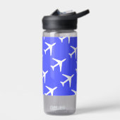 航空飛行機飛行機パイロット飛んでいるスカイ ウォーターボトル (左面)