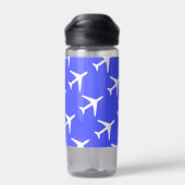 航空飛行機飛行機パイロット飛んでいるスカイ ウォーターボトル (背面)