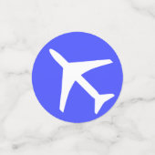 航空飛行機飛行機パイロット飛んでいるスカイ コンフェッティ (スモール正面)