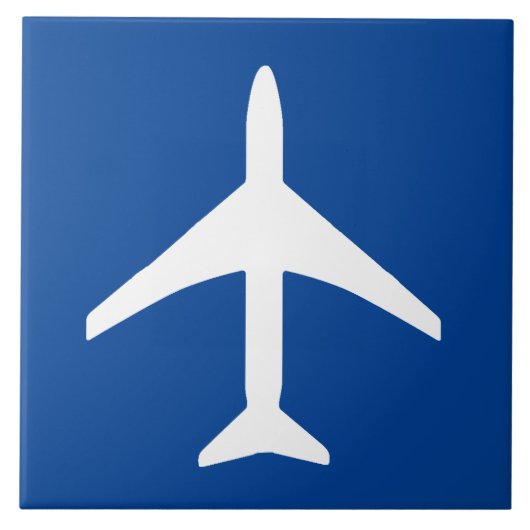 航空飛行機飛行機パイロット 飛んでいる タイル (正面)