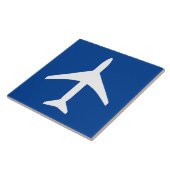 航空飛行機飛行機パイロット 飛んでいる タイル (側面)