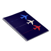 航空飛行機 ノートブック (右側)