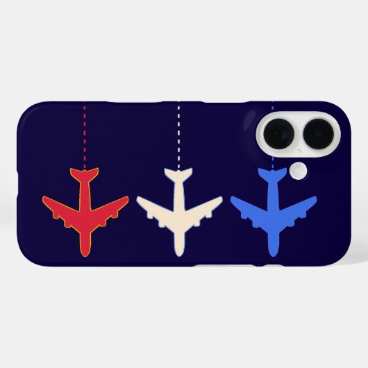 航空飛行機 Case-Mate iPhoneケース (裏面 (横))