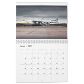 航空2022年 カレンダー (1月 2027)