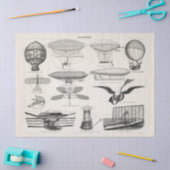 航空 ナビゲーション (1897)  エフェメラ デコパージュ 薄葉紙 (クラフト)