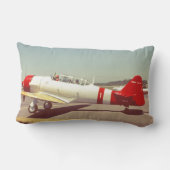 航空、ヴィンテージ海軍プロペラの飛行機 ランバークッション (裏面)