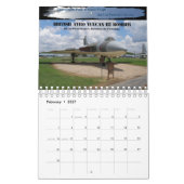 航空-思考の力 カレンダー (2月 2027)