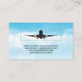 航空 | 雲と空 名刺 (裏面)