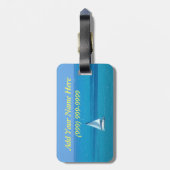 航行のカスタムな荷物のラベル ラゲッジタグ (裏面縦)