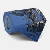 航行のクリッパー船のタイ ネクタイ (ロール)