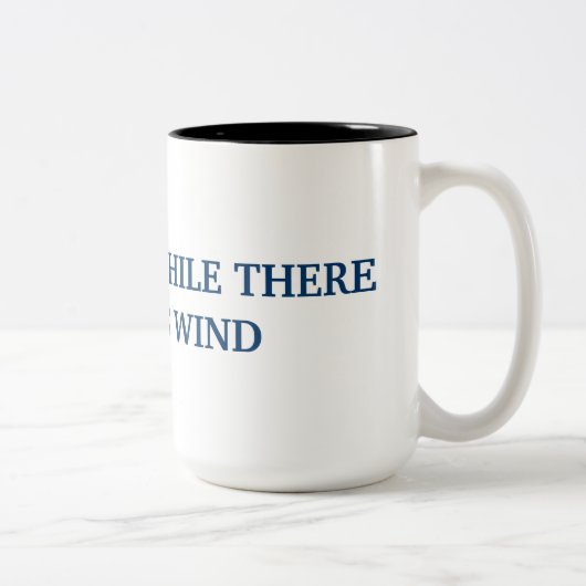 航行のコーヒー・マグ ツートーンマグカップ (右)