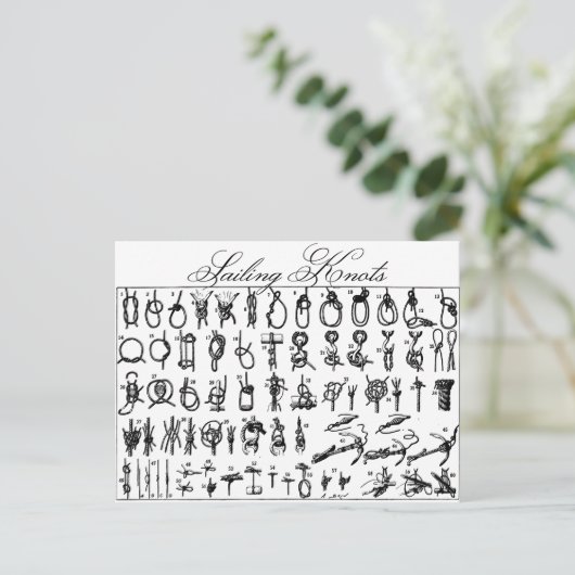 航行の結び目 ポストカード (スタンド正面)