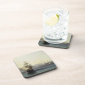 航行の軍艦のフリゲート艦は海の海のコースターを出荷します コースター (右側)