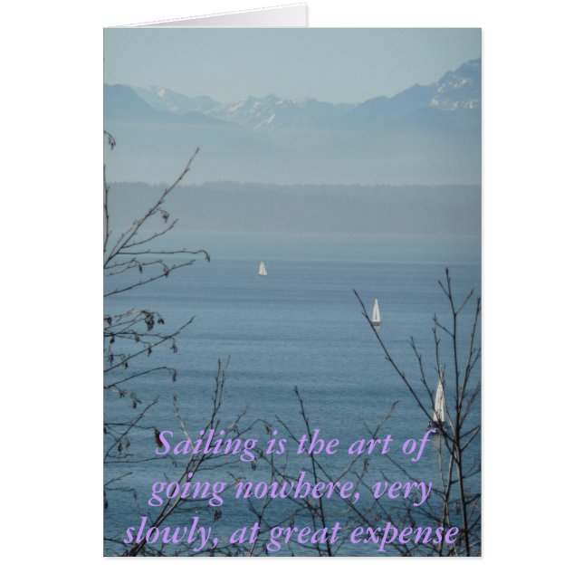 航行はどこも行くことの芸術です (正面)