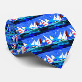 「航行ボート」のタイ ネクタイ (ロール)