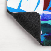 「航行ボート」のmousepad マウスパッド (コーナー)