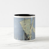 航行ボート、c.1869 ツートーンマグカップ (中央)