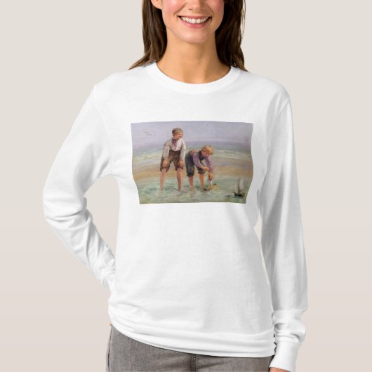 航行ボート Tシャツ (正面)