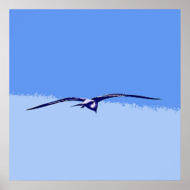 航行中のカモメ ポスター