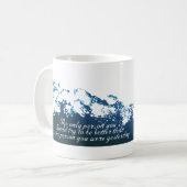 航跡のサーフィン コーヒーマグカップ (正面左)