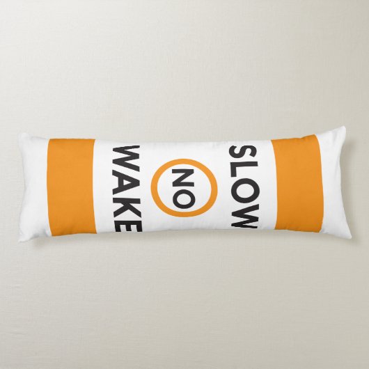 航跡のブイの抱き枕無し ボディピロー (裏面)