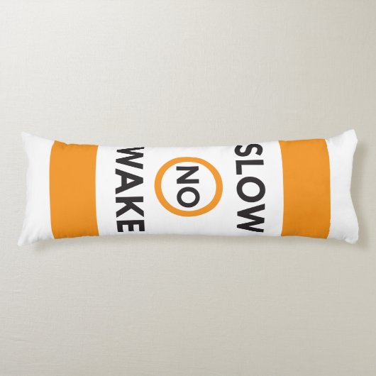 航跡のブイの抱き枕無し ボディピロー (正面)