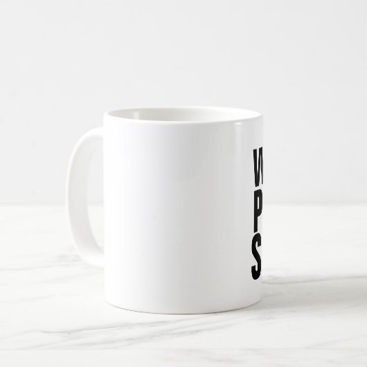 航跡は殺害しますコーヒー・マグを祈ります コーヒーマグカップ (正面左)