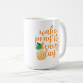 航跡は移動日のコーヒー・マグを祈ります コーヒーマグカップ (正面右)