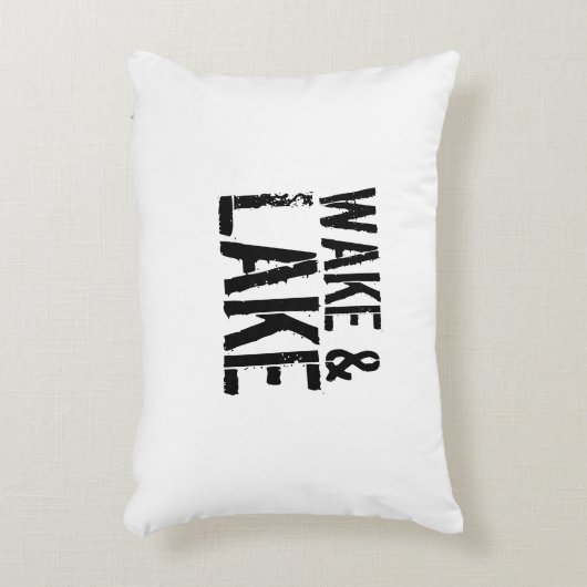 航跡及び湖の枕 アクセントクッション (正面(垂直))