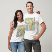 航路が付いている合成のアフリカ Tシャツ (ユニセックス)